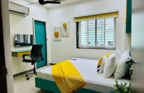 Gachibowli Apartment | BluO 3BHK Gachibowli - Kitchen, Lift, Parking