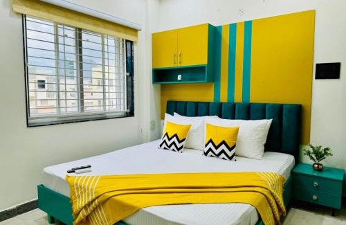 Gachibowli Apartment | BluO 3BHK Gachibowli - Kitchen, Lift, Parking