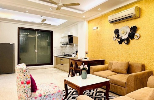 Greater Kailash Apartment | BluO Modern 1BHK - M Block Greater Kailash