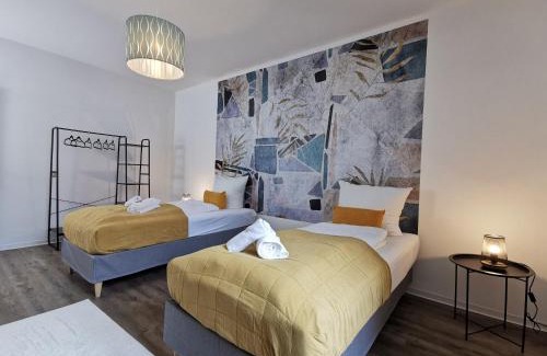Erfurt Apartment | BohnApartments - Town House am Stadtpark - Terrasse - Parkplätze - WLAN