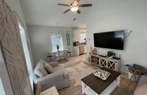 Mexico Beach House | Boho Bungalow- Pet Friendly- Community Pool- 60 Secs to the Beach!