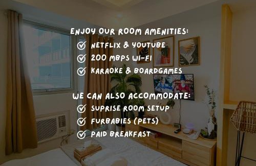 San Fernando Apartment | Boho-Inspired Studio for Couples with Huge Balcony