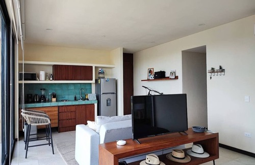 Isla Holbox Apartment | BOHO Loft Steps from the Beach