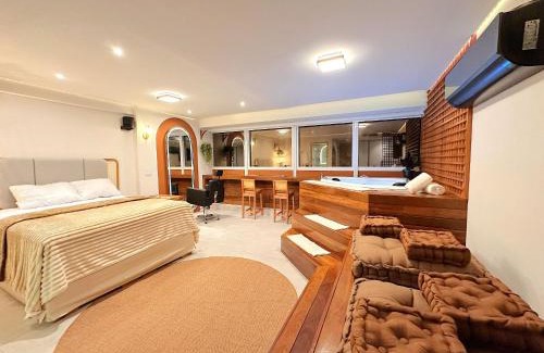 Barra de Jangada Apartment | Boho Luxo Sunset | Hidro, Alexa Top de linha & +