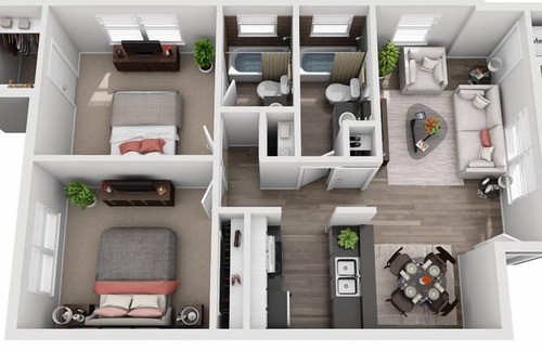South Lamar Apartment | Boho Retreat in SoLa☼Sleeps 5☼King Bed☼WiFi☼2BR