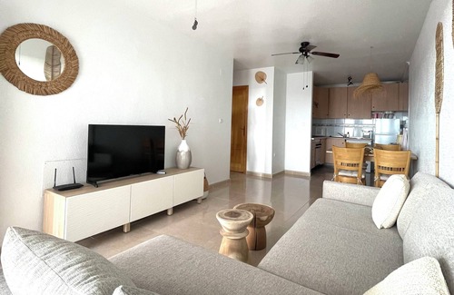 Bolnuevo Apartment | Bol2 - Modern 2 bed apartment in Bolnuevo with communal pool