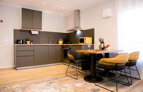 Sankt Augustin Apartment | bonquartier - LUX APT #2 Moderne, stilvolle Wohnung mit voll ausgestatteter Küche, Klimaanlage und Parkplatz