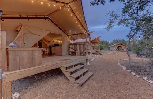 Johnson City RV Rental | Book all 5 tents at 12 Fires Winery, Hill Country