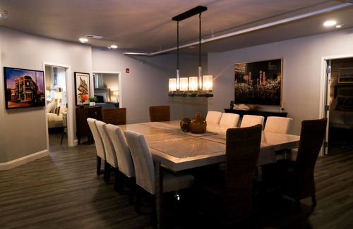 Seneca Apartment | Boutique hotel in historic downtown Seneca. Room #1, Queen/King combo.