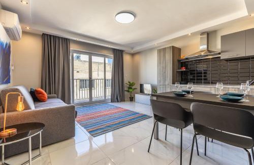 Il-Balluta Apartment | Brand New Apartment With Terrace St Julians - Sleeps 4