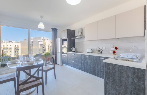 Bugibba Apartment | Brand new Beautiful and Bright 3 Bedroom Apartment H 8