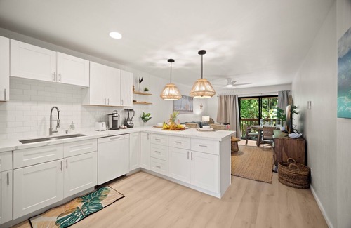 Nawiliwili Condo | BRAND NEW REMODELED 2/2 Family Getaway! Walk to Amazing Beach, AC & WiFi