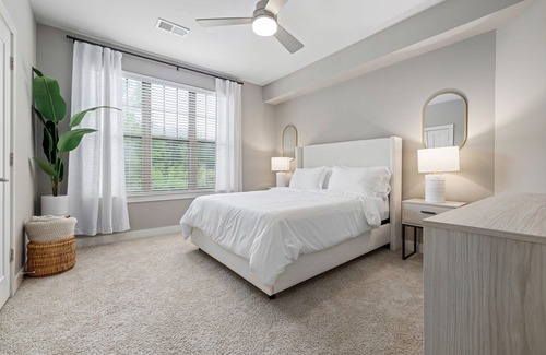 Northwest Raleigh Apartment | BRAND NEW - Tranquil Retreat near Downtown/ North Hills/ Cary/ PNC Arena