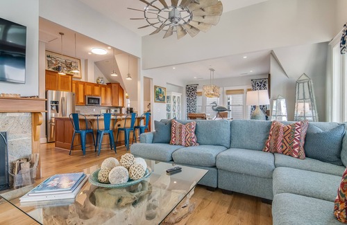 Bald Head Island House | Breathtaking views of Bald Head Island Harbor and Old Baldy Lighthouse