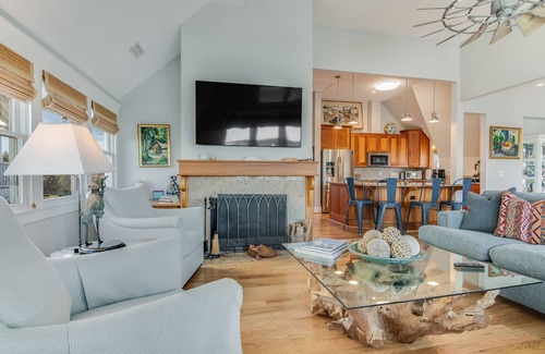 Bald Head Island House | Breathtaking views of Bald Head Island Harbor and Old Baldy Lighthouse