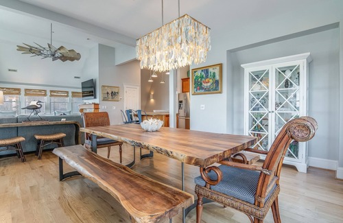 Bald Head Island House | Breathtaking views of Bald Head Island Harbor and Old Baldy Lighthouse