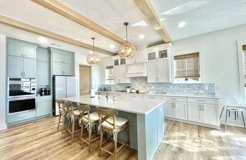 Gulf Breeze House | BREATHTAKING Waterfront Home with private dock and sunset vistas sleeps up to 24