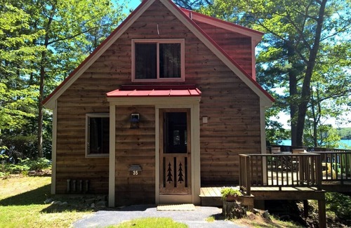 Bridgton Cabin | Bridgton, Maine, Very private Long Lake Waterfront Cabin