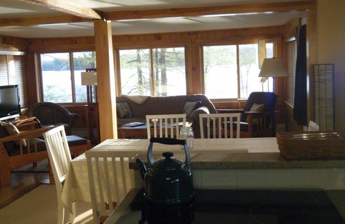 Bridgton Cabin | Bridgton, Maine, Very private Long Lake Waterfront Cabin