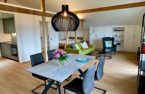 Vitznau Ski Chalet | Bright attic flat in Chalet Bärgblick