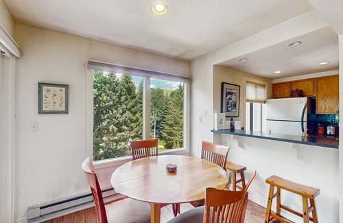 Vail House | Bright mtn-view condo with hot tub, game room, pool, balcony, grill, fireplace