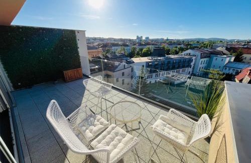 Brno-stred Apartment | Brno City Center Apartment with parking and a big terrace