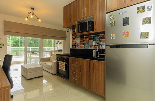 Brooklin Paulista Apartment | Brown New and Amazing Sunset - Leisure Brooklin