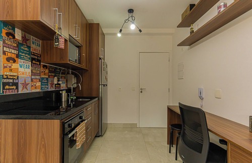 Brooklin Paulista Apartment | Brown New and Amazing Sunset - Leisure Brooklin