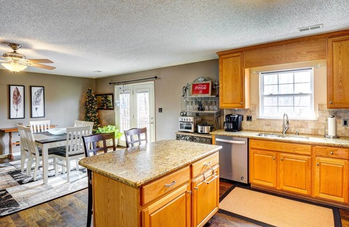 Browns Summit House | Browns Summit Vacation Rental w/Fire Pit!