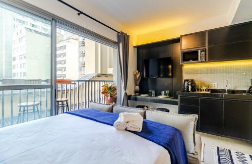 Central Zone Apartment | C313 Sua casa na Consolação, próximo ao COPAN