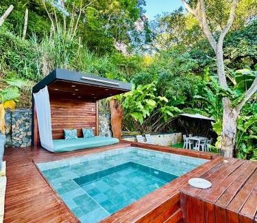 Sopetran House | Cabaña Cedro Amarillo - moderna con jacuzzi en Sopetran, cerca de Medellín