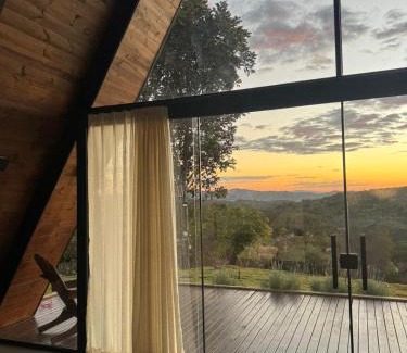 Old Town Ski Chalet | Cabana Molina - Ofurô, Lareira e Vista Única