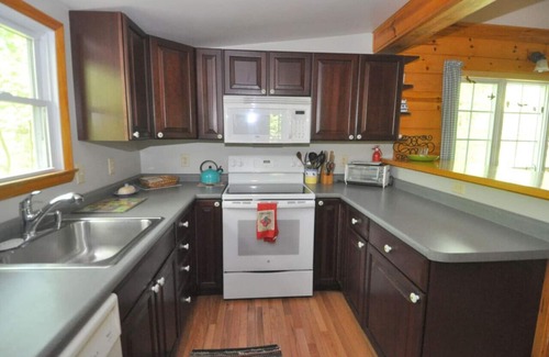 Berkeley Springs House | Cabin at Sleepy Creek - creek, wifi, pets, fire pit, deck, grill, fishing