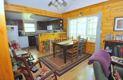 Berkeley Springs House | Cabin at Sleepy Creek - creek, wifi, pets, fire pit, deck, grill, fishing