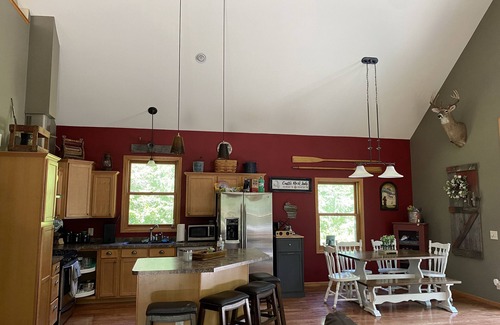 Necedah House | Cabin in the woods with Castle Rock Lake access