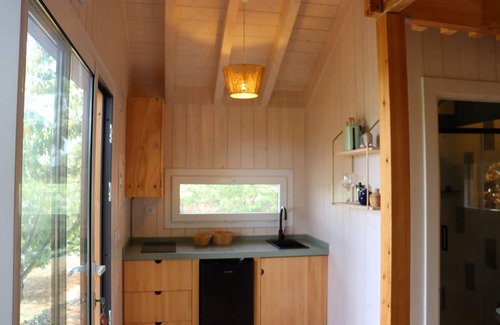 Jubrique Cabin | Cabin 'Oropéndola' with Mountain View, Shared Pool and Private Terrace