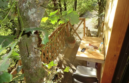 Fontenoy Cabin | Cabin perched in the trees with jacuzzi and swimming pool