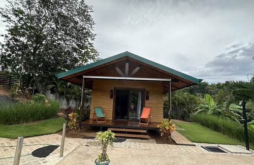 Puerto Carrillo House | Cabin style home located in residential area a mile from beach.