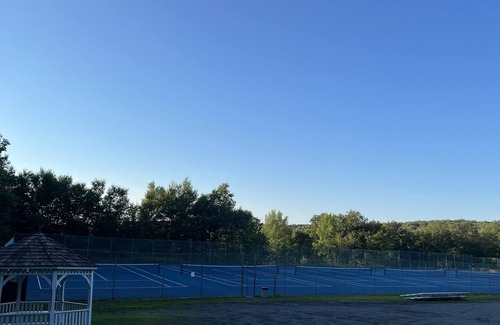 Gouldsboro Cabin | Cabin (trailer) is located 5 min away from beach, tennis cord and pool.