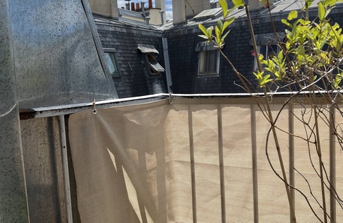 Saint-Victor Apartment | Calm sunny loft studio that looks out onto Paris rooftops in the city center