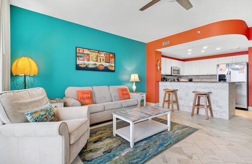 Panama City Beach Condo | Calypso 2107W - Beachfront, 2 Pools, Walk to Pier Park - Book Now for 2025