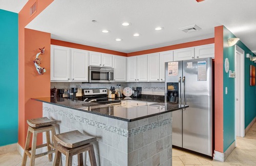 Panama City Beach Condo | Calypso 2107W - Beachfront, 2 Pools, Walk to Pier Park - Book Now for 2025