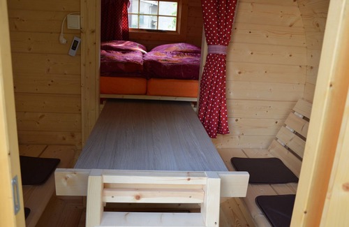 Krostitz Cabin | Camping barrel 1 - idyllically located