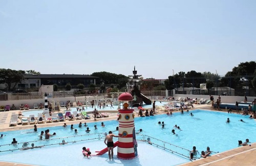 Domino House | Camping L'Anse Des Pins * - Comfort Mobile Home 3 Rooms 4/6 People + TV