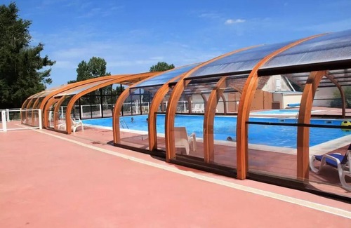 Cahagnolles House | Camping L'Escapade * - Mobile home Bali 17.8 m2 (1 bedroom) + terrace 2 people