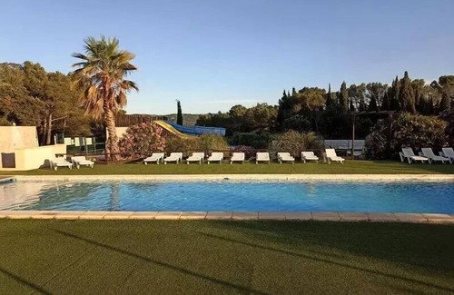 Fabrezan House | Camping Le Pinada * - Mobil Home TULIPE - 2 bedrooms - 28 m2 4 people