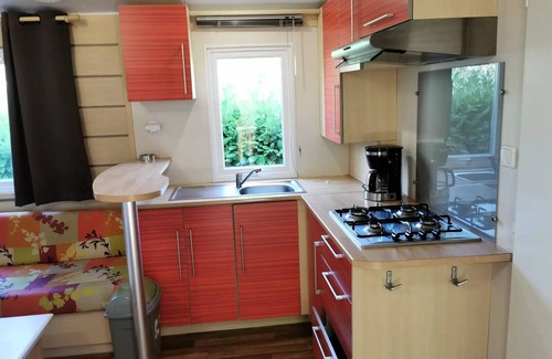 Rosieres House | Camping les Hydrangeas * - Mobile Home 4 Rooms 6 People Air Conditioned