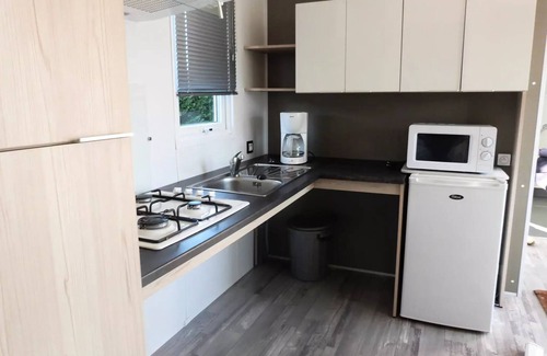 Erquy House | Campsite Des Hautes Grees * - Mobil Home comfort PMR 2 bedrooms with terrace 4 people
