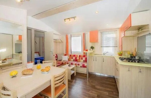 La Turballe House | Campsite Les Chardons Bleus* - 4-room Comfort mobile home for 6 people, air-conditioned + television