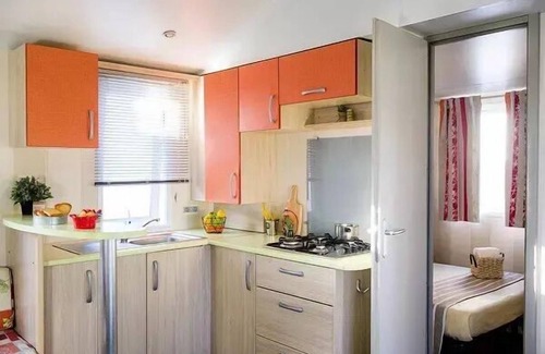 La Turballe House | Campsite Les Chardons Bleus* - 4-room Comfort mobile home for 6 people, air-conditioned + television